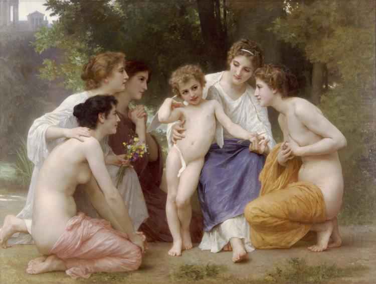 Adolphe William Bouguereau Admiration (mk26) china oil painting image